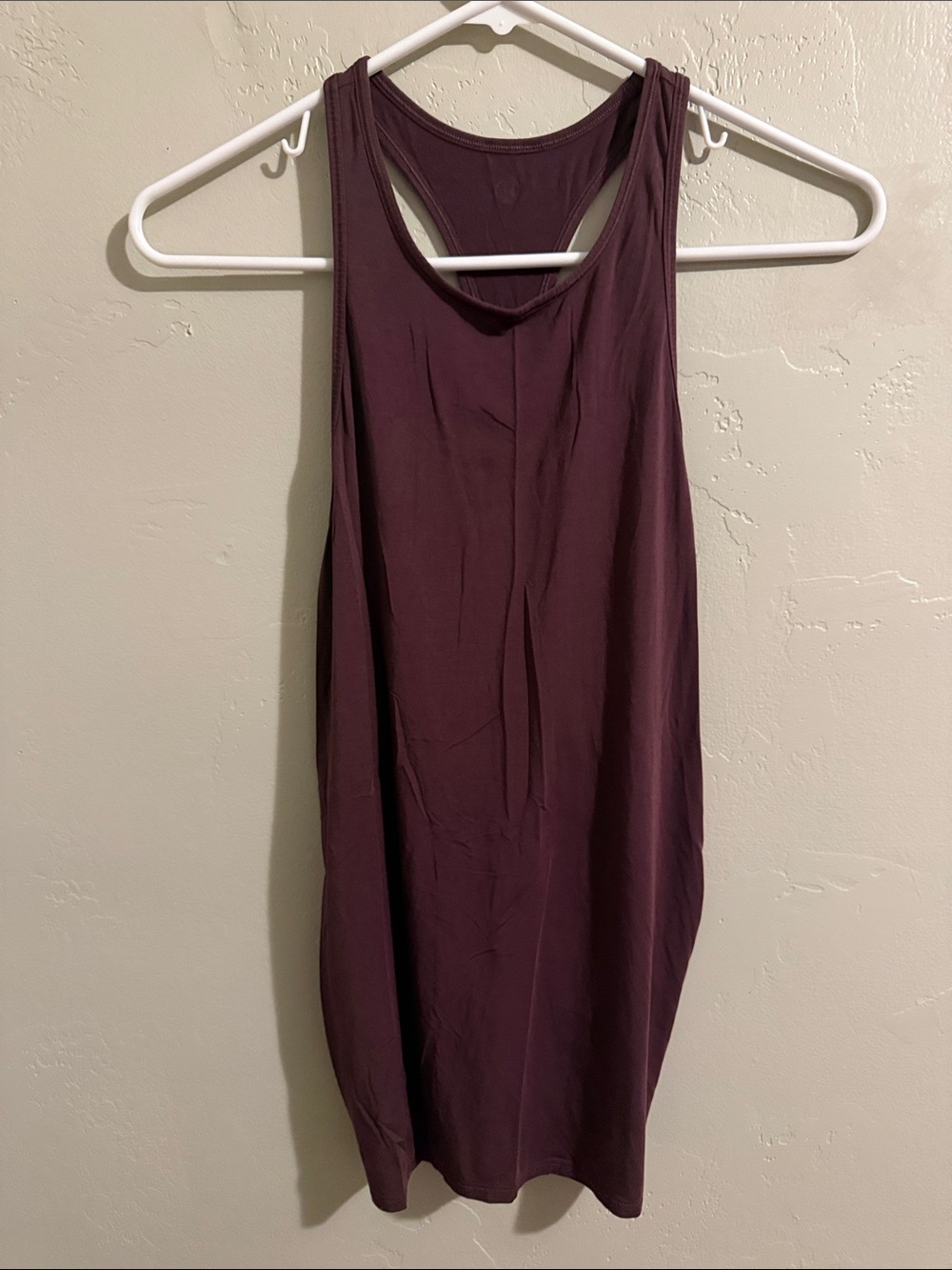 lululemon athletica Plum Racerback Tank with Back Ruching